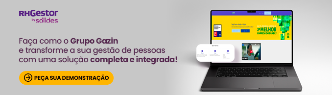 mockup de um computador com a tela mostrando o site da Gazin